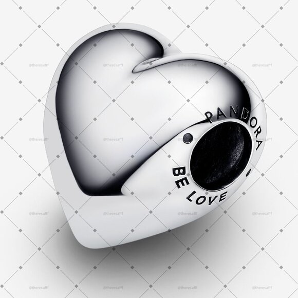 Pandora Be Love Engravable Large Heart Charm - Picture 4 of 7